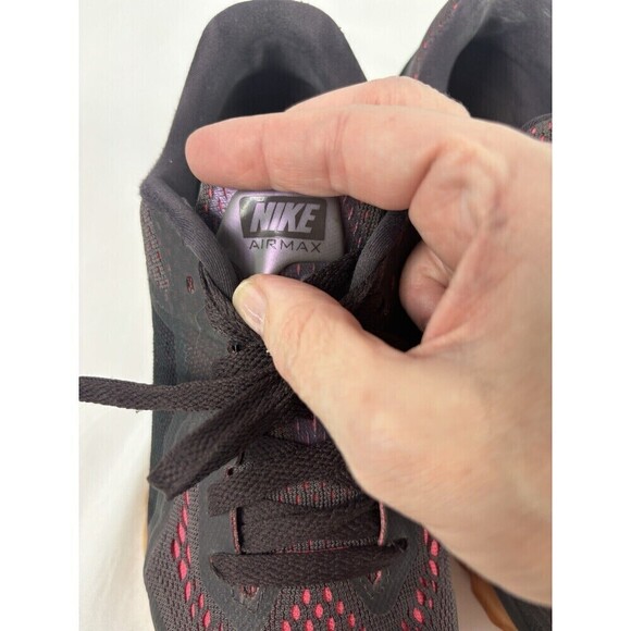 Nike Airmax Air Max Neutral Ride Black Neon Orange 8 Running Shoes Trainers - Picture 6 of 10